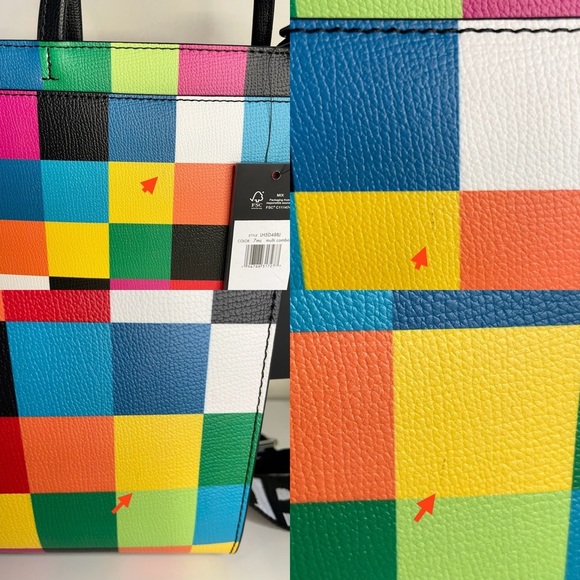 Karl Lagerfeld Paris Maybelle Satchel Multicolor Handle Crossbody Strap Bag (BN) - Picture 11 of 16